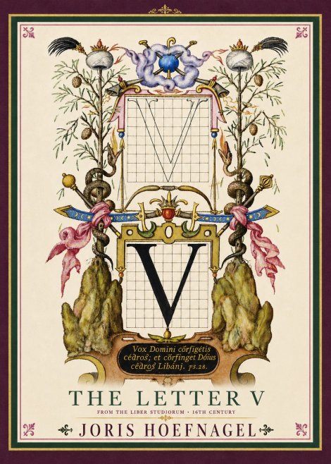 Joris Hoefnagel The Letter V No4 - Plakát