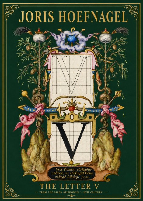 Joris Hoefnagel The Letter V No5 - Plakát