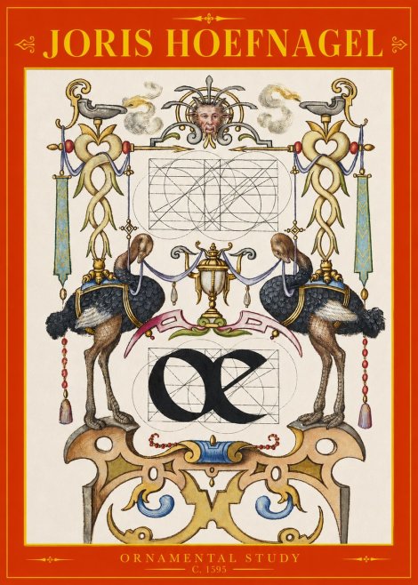 Joris Hoefnagel Ornamental Study I No2 - Plakát