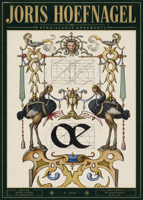 Joris Hoefnagel Ornamental Study I No5 - Plakát