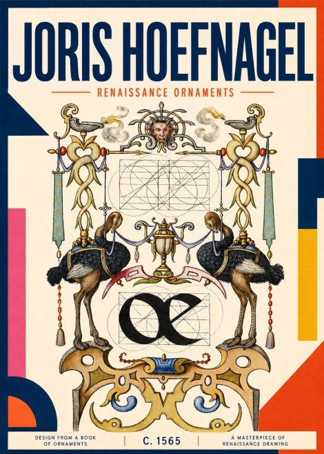 Joris Hoefnagel Ornamental Study I No6 - Plakát