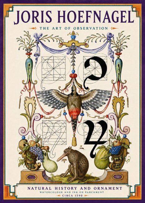 Joris Hoefnagel Study of Nature and Ornament No6 - Plakát