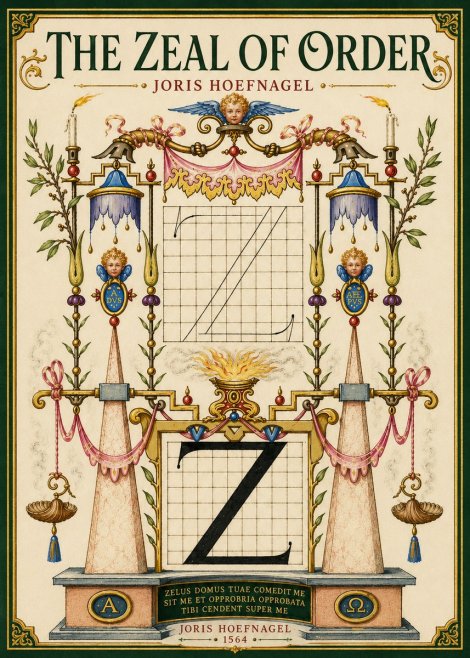 Joris Hoefnagel The Z Table No5 - Plakát