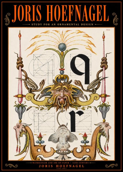 Joris Hoefnagel Ornamental Design I No5 - Plakát