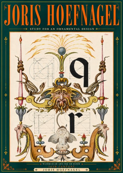 Joris Hoefnagel Ornamental Design I No6 - Plakát