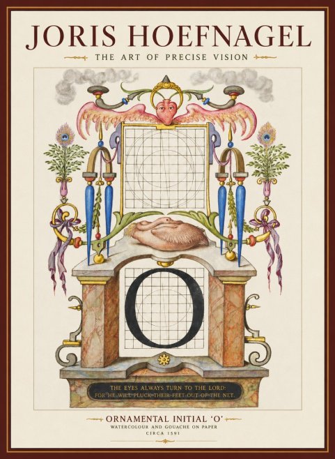 Joris Hoefnagel Ornamental Initial 'O' No1 - Plakát