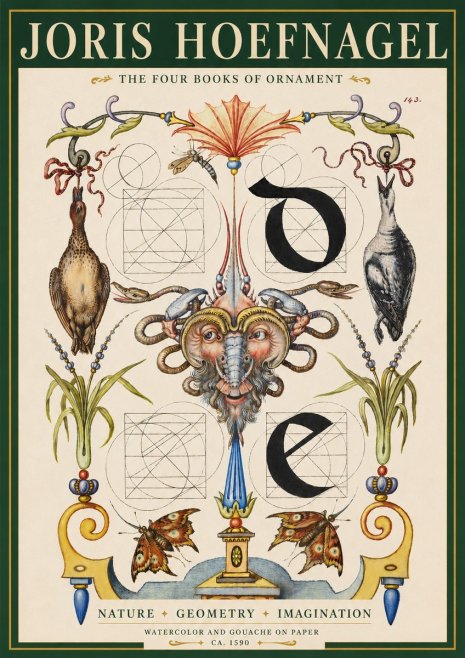 Joris Hoefnagel Ornamental Composition No3 - Plakát