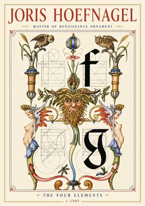 Joris Hoefnagel The Four Elements II No4 - Plakát