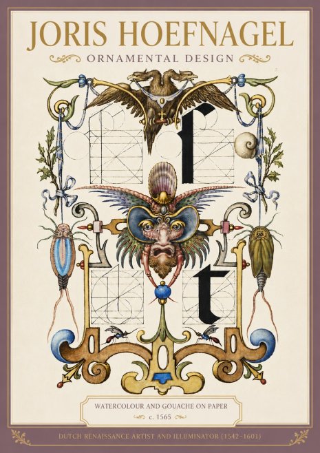 Joris Hoefnagel Ornamental Design II No4 - Plakát