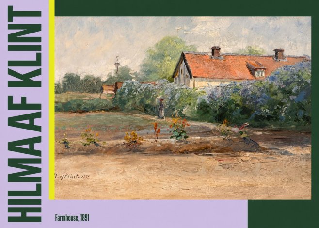 Hilma af Klint Farmhouse, 1891 No3 - Plakát