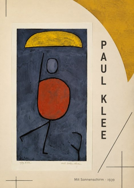 Paul Klee Mit Sonnenschirm No6 - Plakát