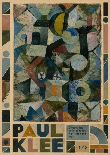 Paul Klee Composition with the Yellow Half-moon and the Y No5 - Plakát