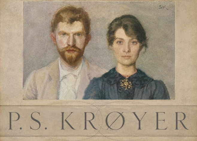 P.S. Krøyer Self-portrait with Marie Krøyer No3 - Plakát