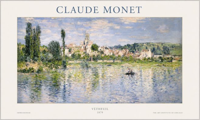 Monet Vétheuil No1 - Plakát