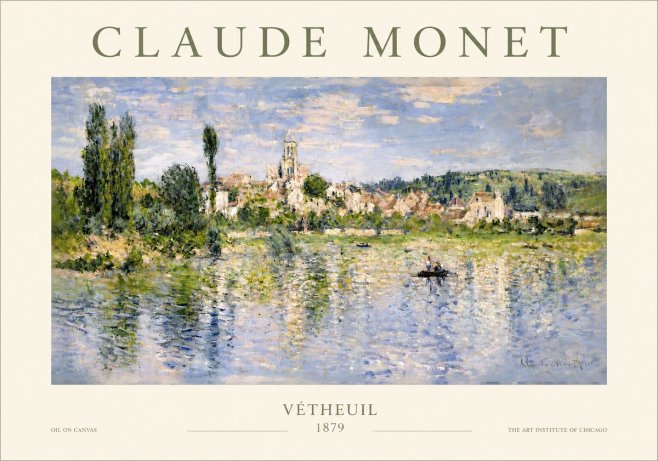 Monet Vétheuil No3 - Plakát