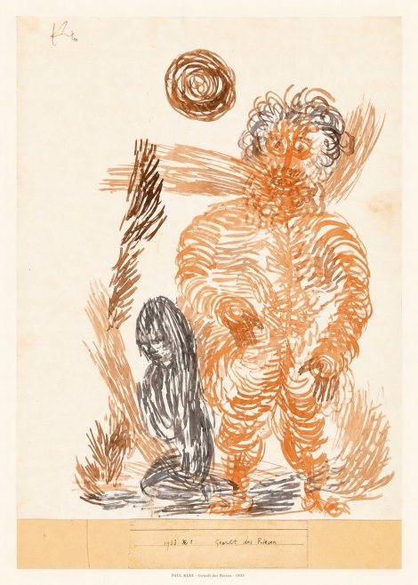 Paul Klee Gewalt Des Riesen I No5 - Plakát