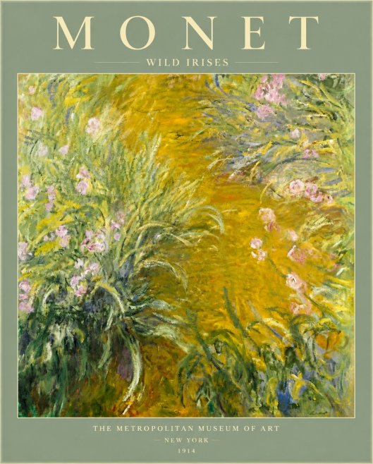 Monet Wild Irises No6 - Plakát