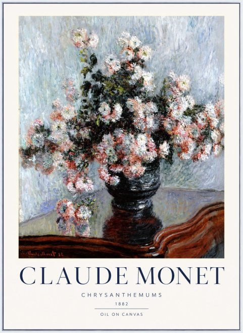Monet Chrysanthemums No2 - Plakát