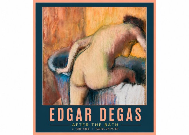 Edgar Degas After the Bath I No2 - Plakát