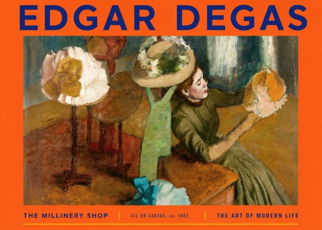Edgar Degas The Millinery Shop, Ca. 1882 No2 - Plakát