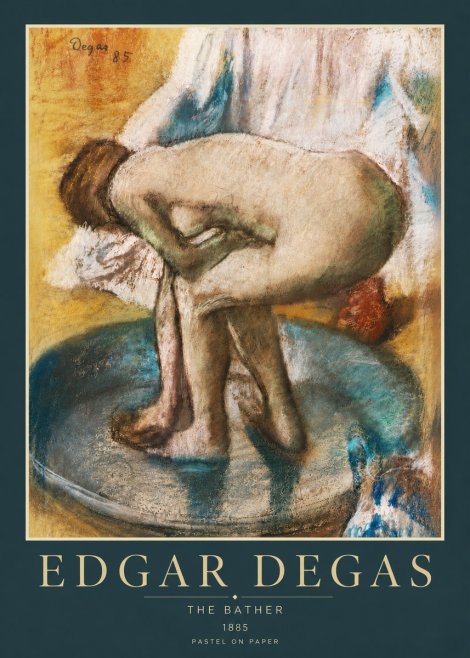 Edgar Degas The Bather No3 - Plakát