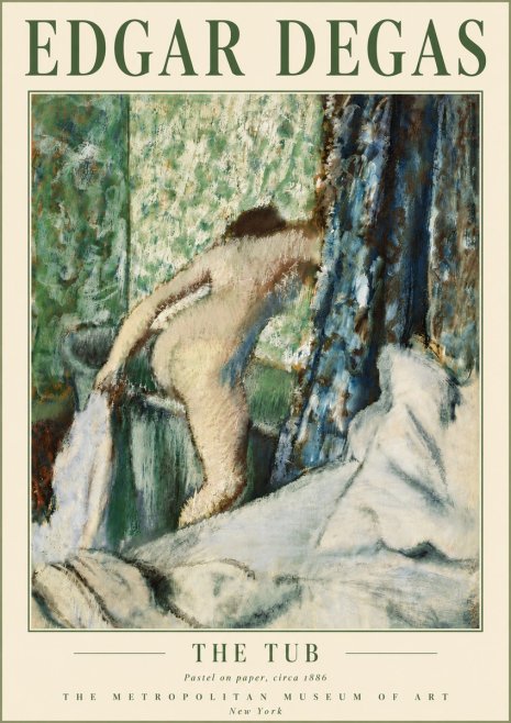 Edgar Degas The Tub No5 - Plakát
