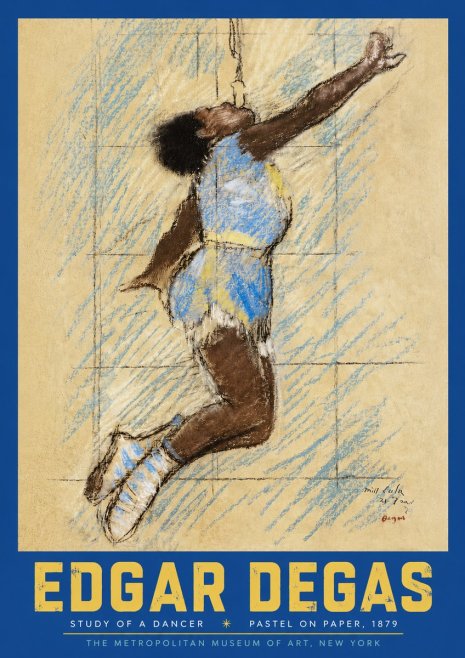 Edgar Degas Study of a Dancer No3 - Plakát