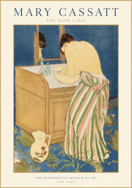 Mary Cassatt The Bath No1 - Plakát