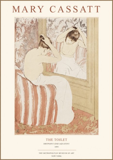 Mary Cassatt The Toilet No1 - Plakát