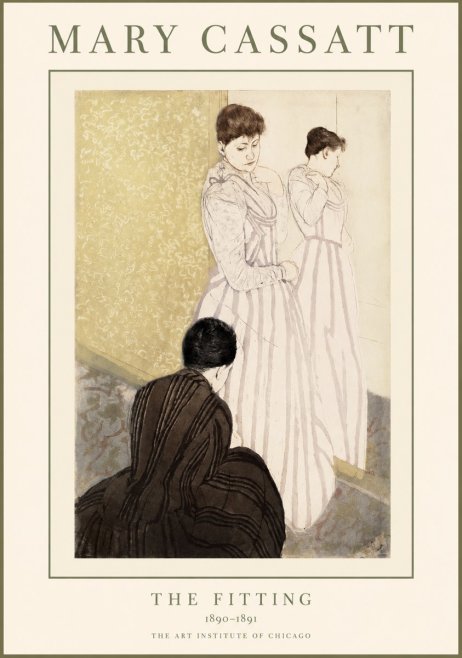 Mary Cassatt The Fitting No1 - Plakát