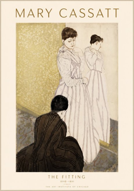 Mary Cassatt The Fitting No3 - Plakát