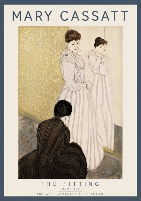 Mary Cassatt The Fitting No4 - Plakát