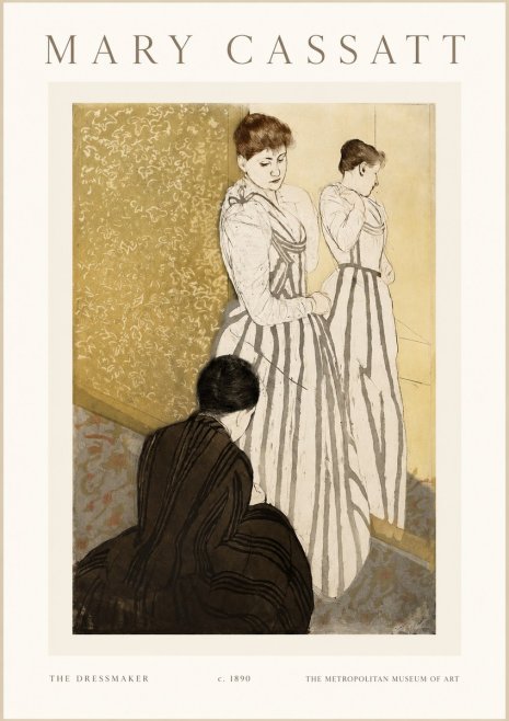 Mary Cassatt The Dressmaker No1 - Plakát