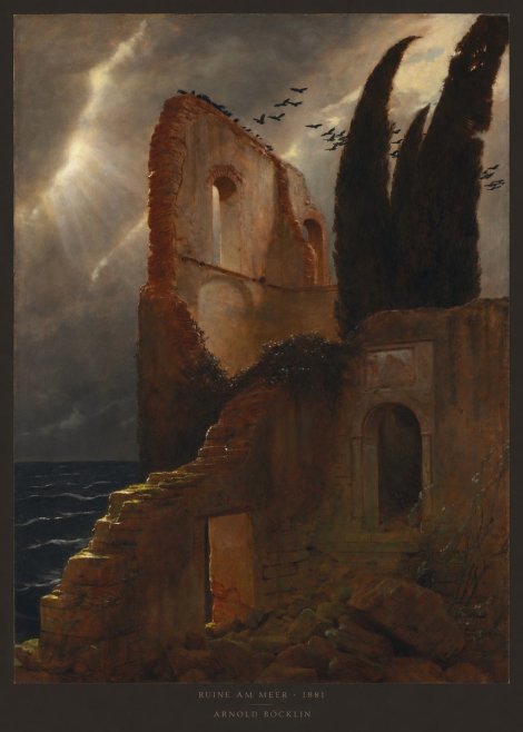 Arnold Böcklin Ruine Am Meer · 1881 No2 - Plakát