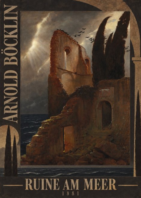 Arnold Böcklin Ruine Am Meer · 1881 No5 - Plakát