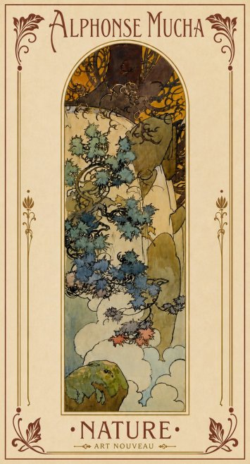 Mucha Nature No5 - Plakát
