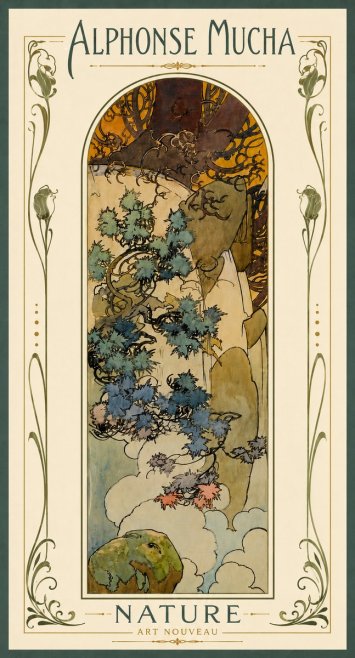 Mucha Nature No6 - Plakát