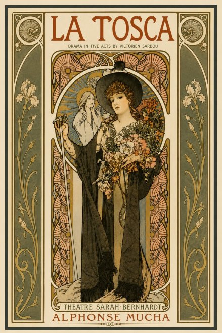 Mucha La Tosca No5 - Plakát