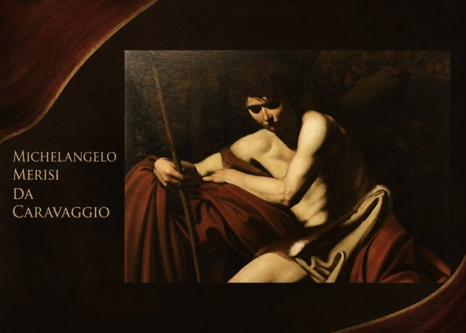 Michelangelo Merisi da Caravaggio Saint John the Baptist I No6 - Plakát
