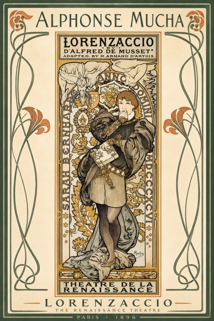 Mucha Lorenzaccio No2 - Plakát