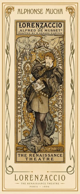 Mucha Lorenzaccio No4 - Plakát
