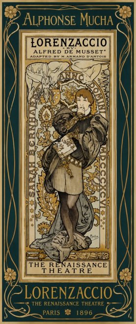 Mucha Lorenzaccio No5 - Plakát
