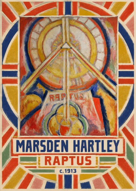 Marsden Hartley Raptus No3 - Plakát