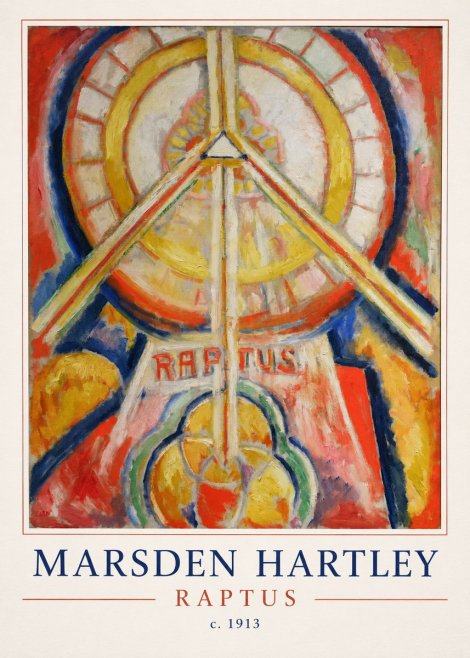Marsden Hartley Raptus No4 - Plakát