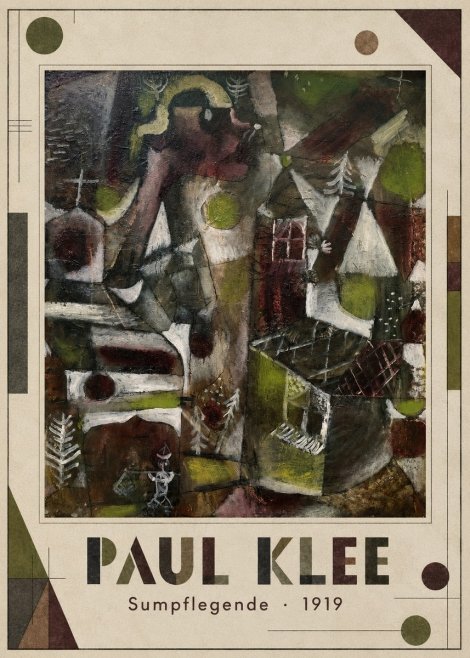Paul Klee Sumpflegende I No1 - Plakát