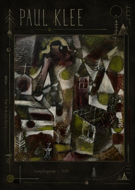 Paul Klee Sumpflegende I No3 - Plakát