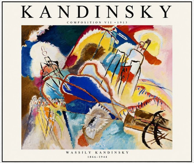 Kandinsky Composition Vii I No1 - Plakát