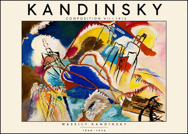 Kandinsky Composition Vii I No4 - Plakát