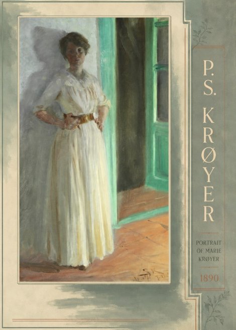 P.S. Krøyer Portrait of Marie Krøyer No2 - Plakát