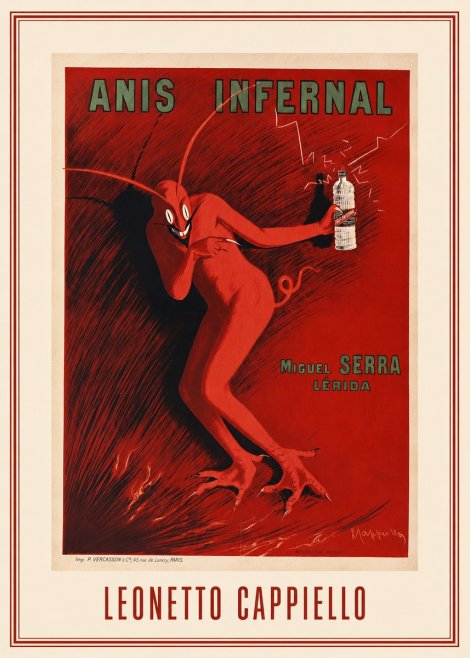 Leonetto Cappiello Anis Infernal I No1 - Plakát